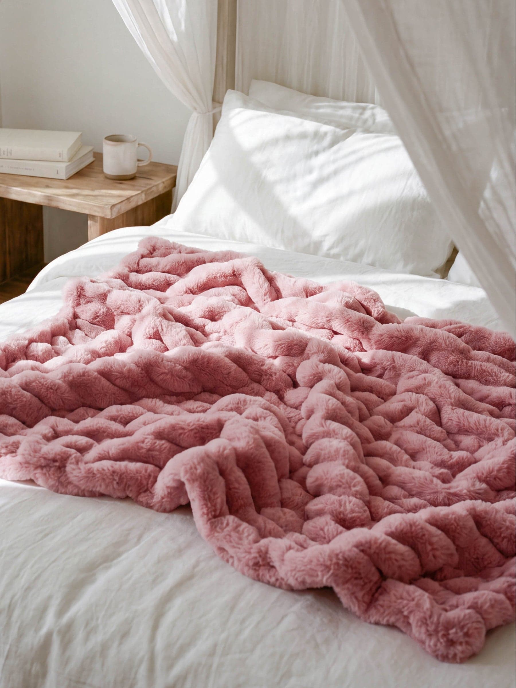 Pink Rose Cloudhaven blanket color reference